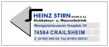 Heinz Stirn Stukkateur